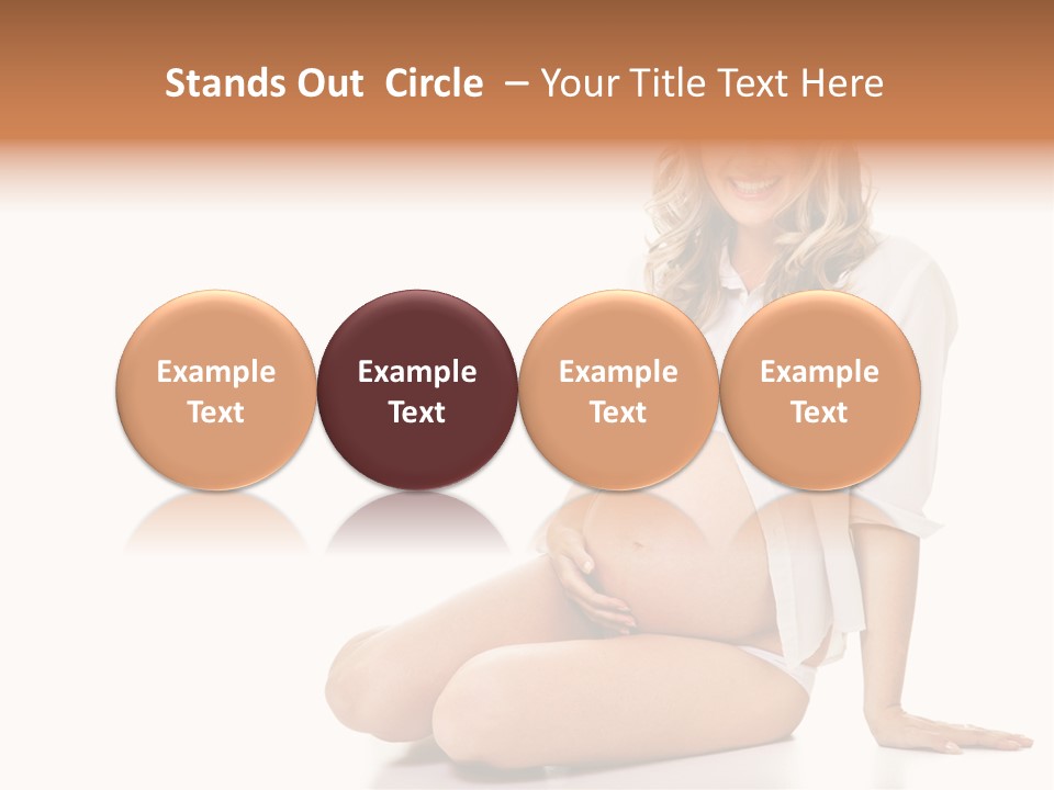 Pregnancy Baby Portrait PowerPoint Template