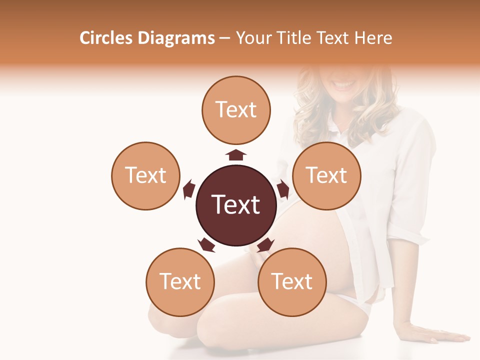 Pregnancy Baby Portrait PowerPoint Template