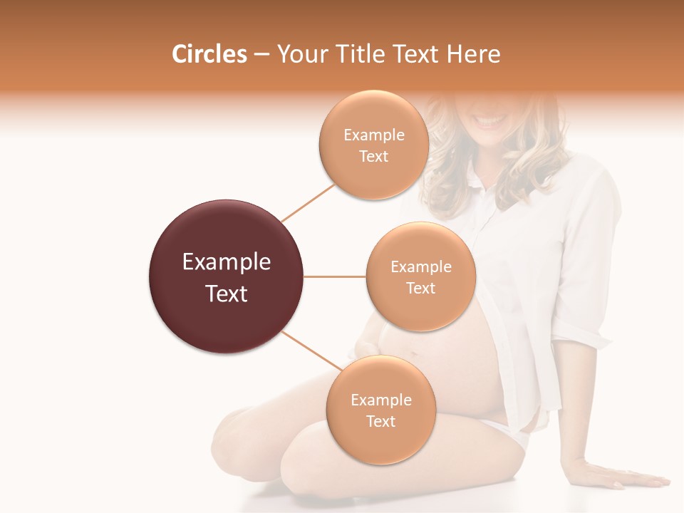 Pregnancy Baby Portrait PowerPoint Template