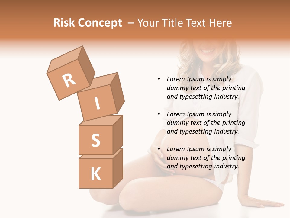 Pregnancy Baby Portrait PowerPoint Template