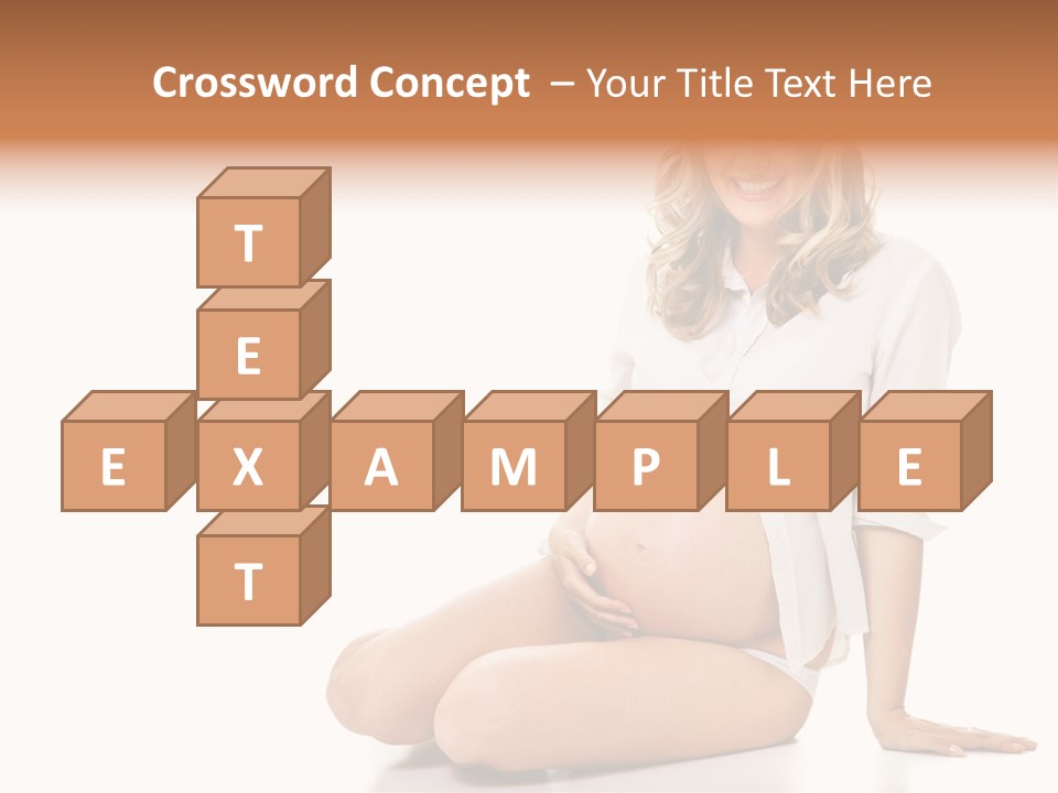 Pregnancy Baby Portrait PowerPoint Template