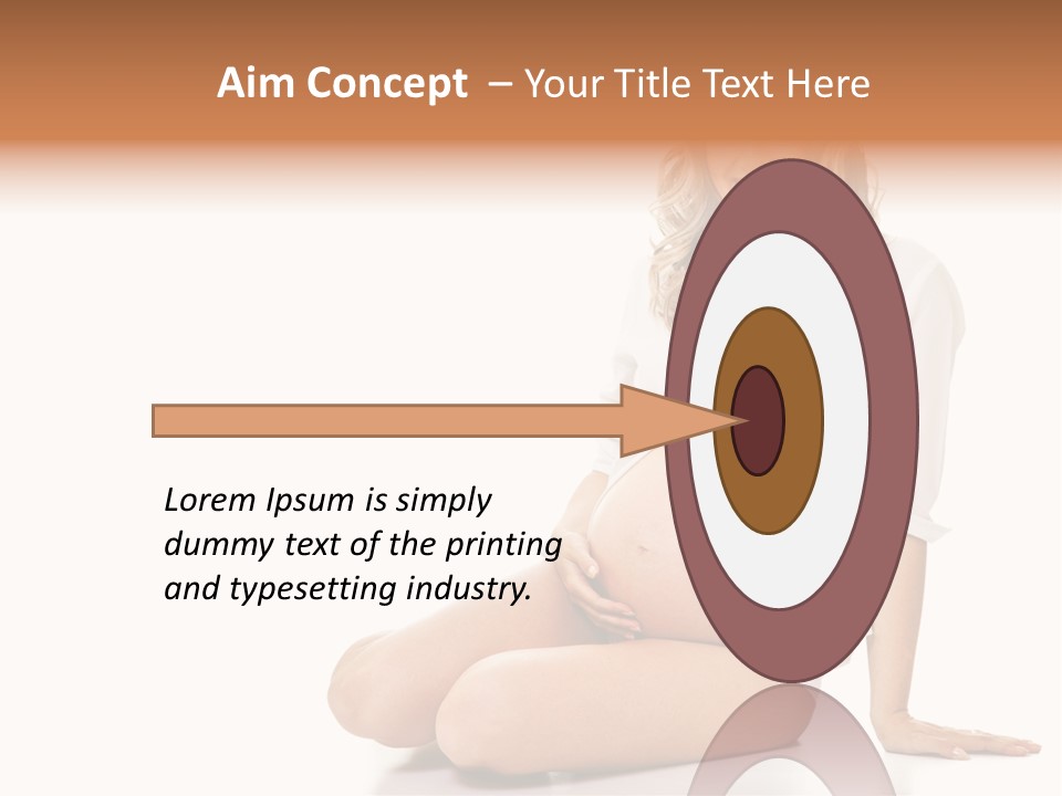 Pregnancy Baby Portrait PowerPoint Template