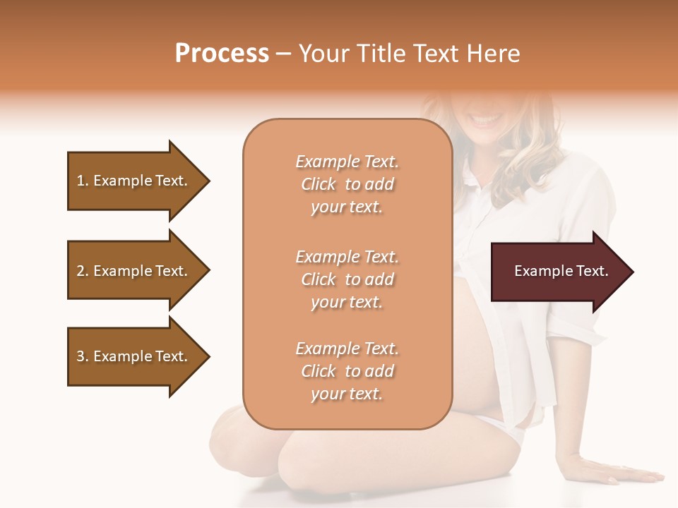 Pregnancy Baby Portrait PowerPoint Template