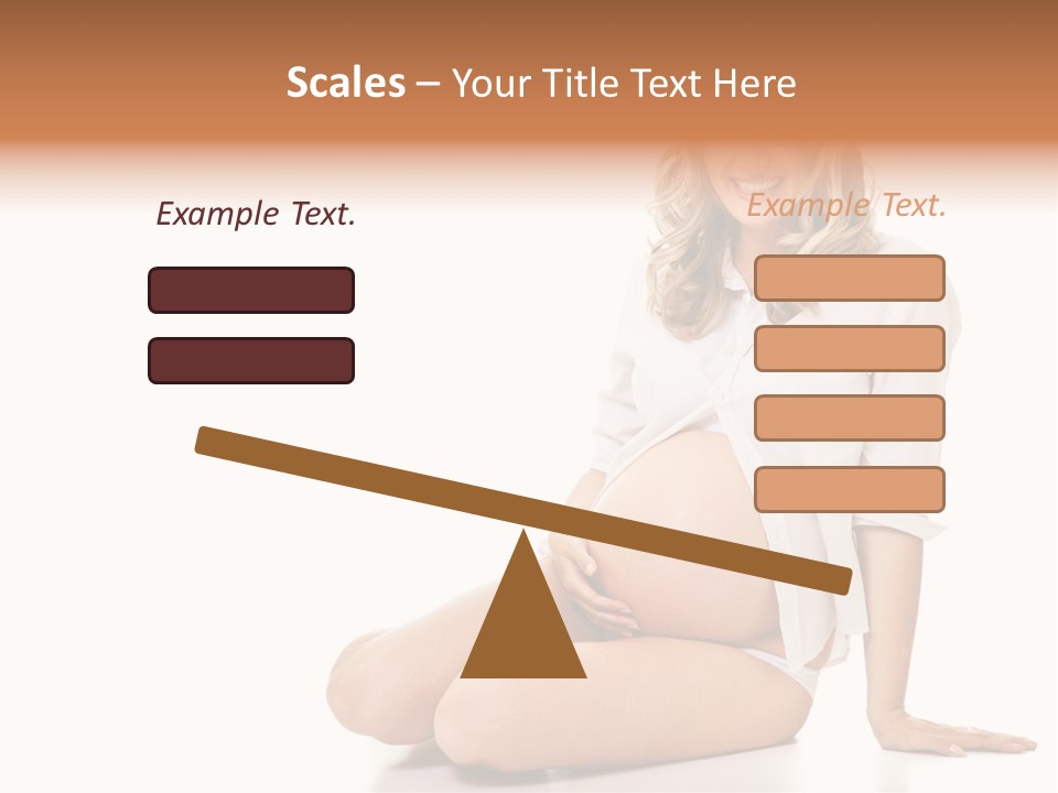 Pregnancy Baby Portrait PowerPoint Template