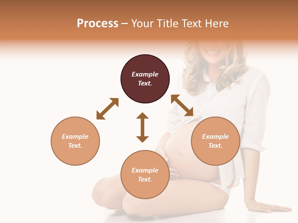 Pregnancy Baby Portrait PowerPoint Template