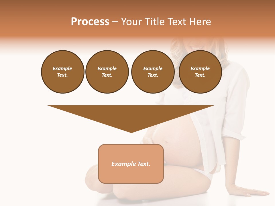 Pregnancy Baby Portrait PowerPoint Template