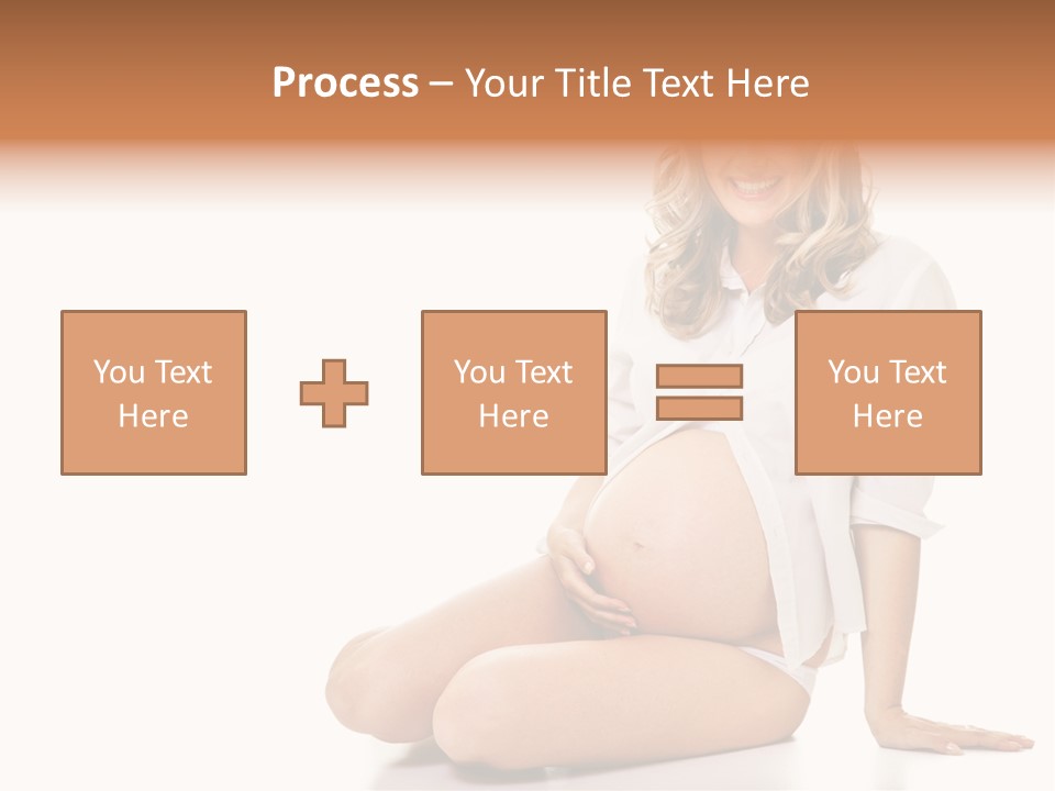Pregnancy Baby Portrait PowerPoint Template