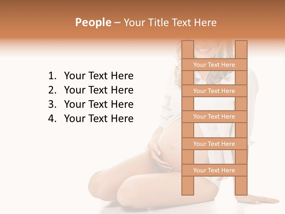 Pregnancy Baby Portrait PowerPoint Template