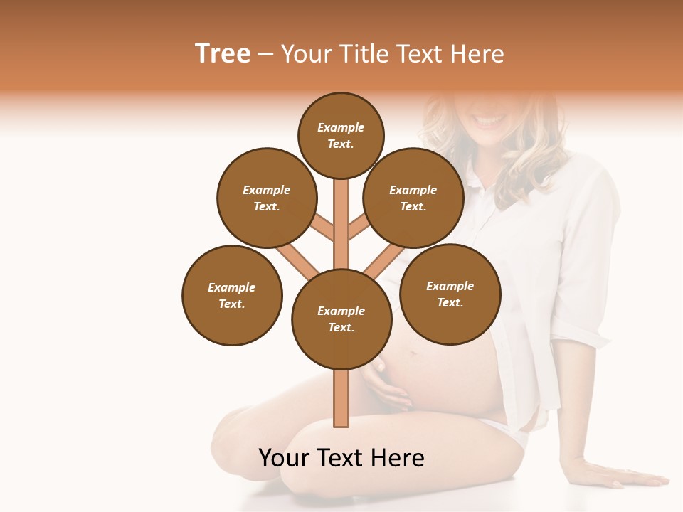 Pregnancy Baby Portrait PowerPoint Template