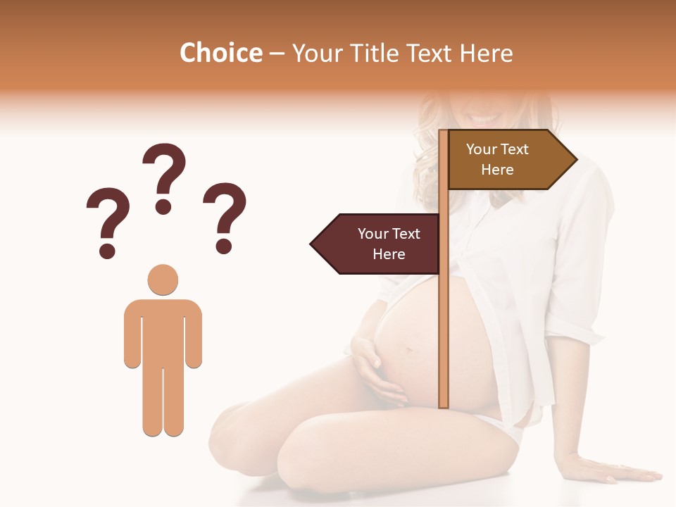 Pregnancy Baby Portrait PowerPoint Template