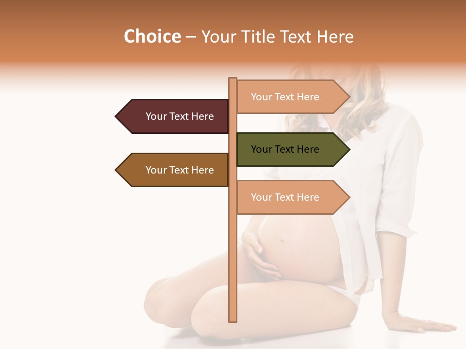 Pregnancy Baby Portrait PowerPoint Template