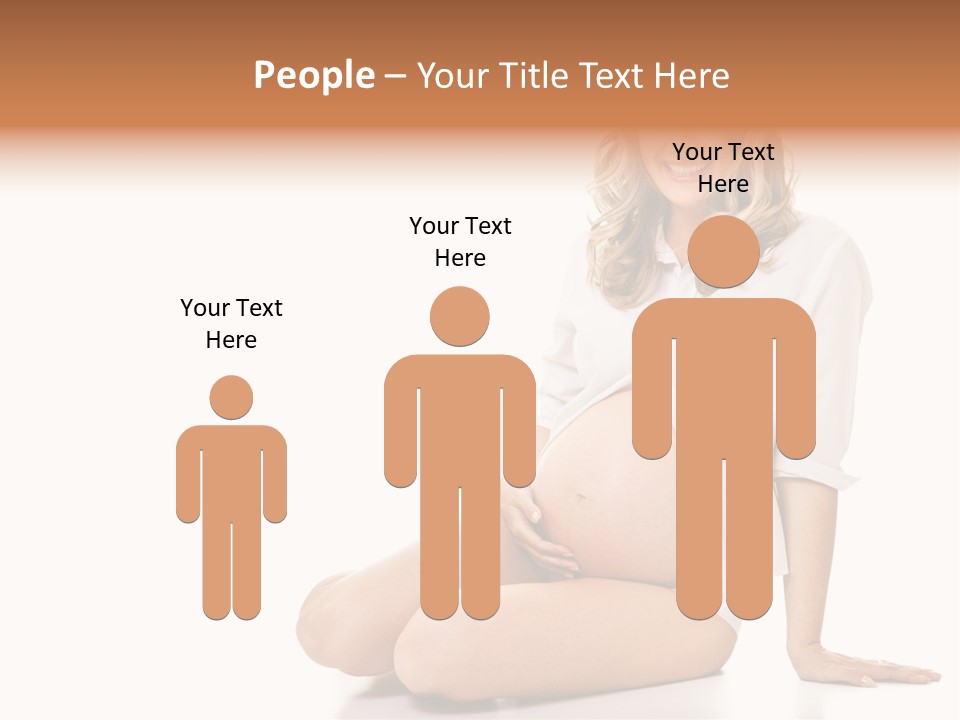 Pregnancy Baby Portrait PowerPoint Template