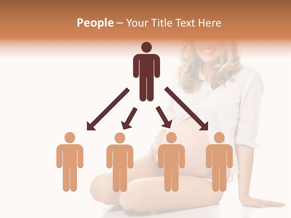 Pregnancy Baby Portrait PowerPoint Template