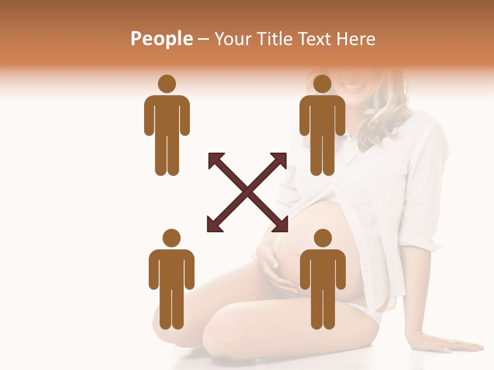 Pregnancy Baby Portrait PowerPoint Template