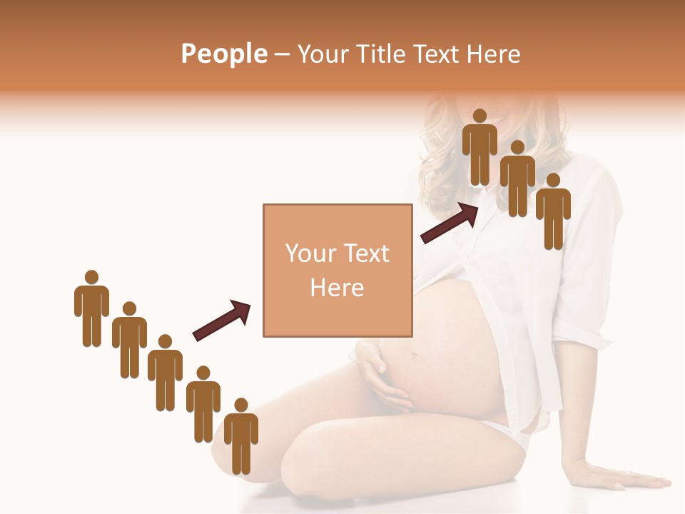 Pregnancy Baby Portrait PowerPoint Template