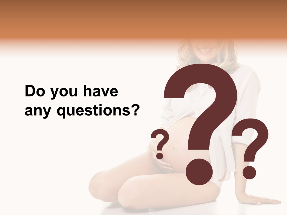 Pregnancy Baby Portrait PowerPoint Template