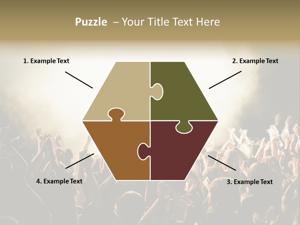 Human Hand Art Group Of People PowerPoint Template