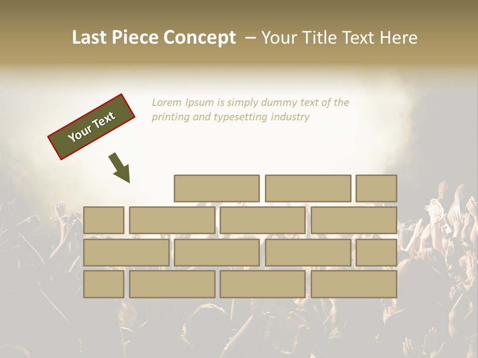 Human Hand Art Group Of People PowerPoint Template