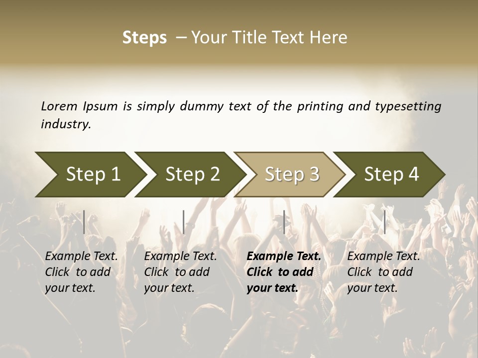 Human Hand Art Group Of People PowerPoint Template