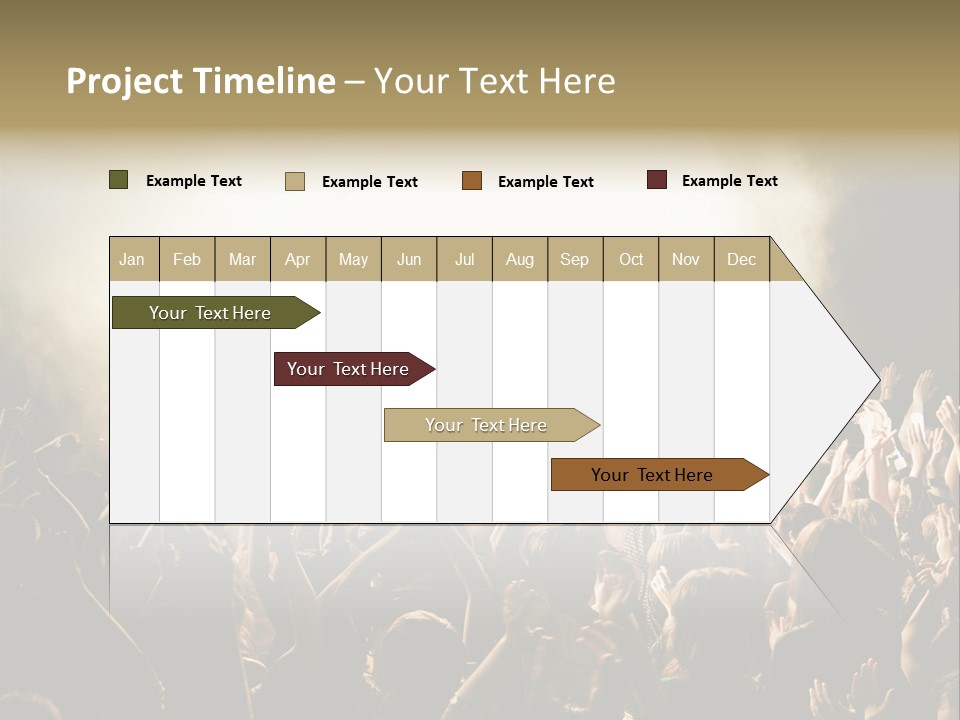 Human Hand Art Group Of People PowerPoint Template