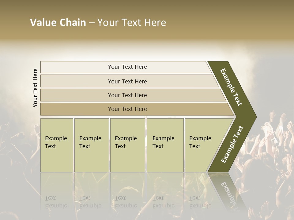 Human Hand Art Group Of People PowerPoint Template