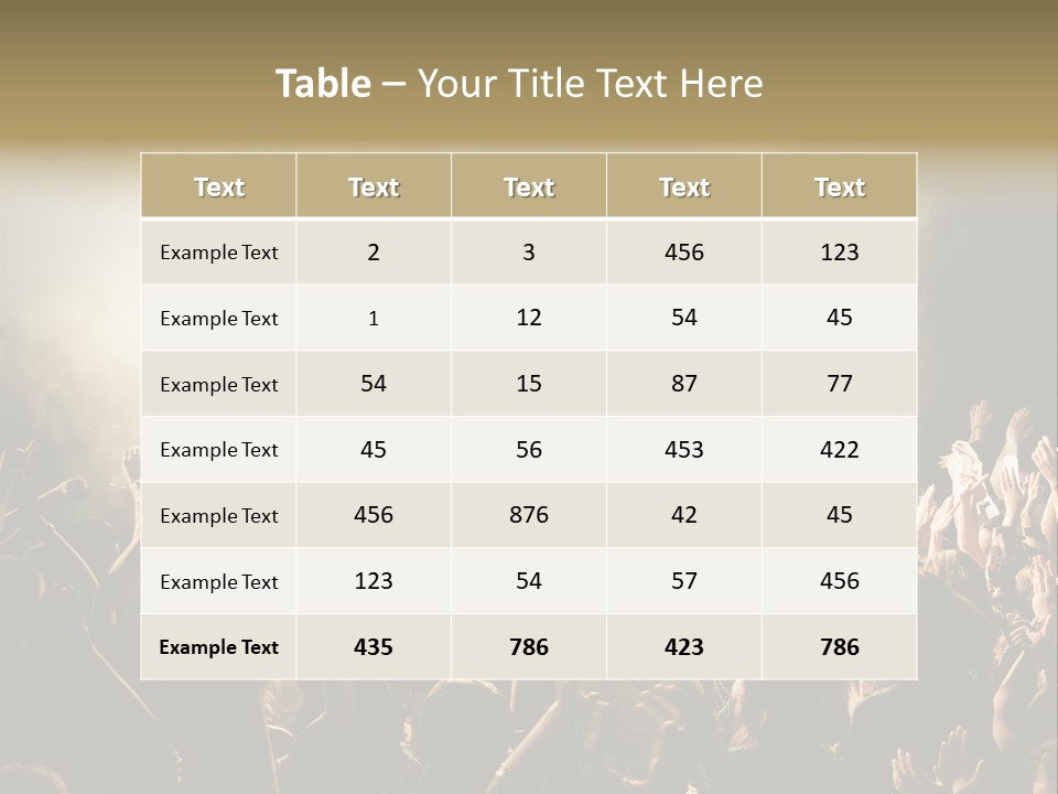 Human Hand Art Group Of People PowerPoint Template