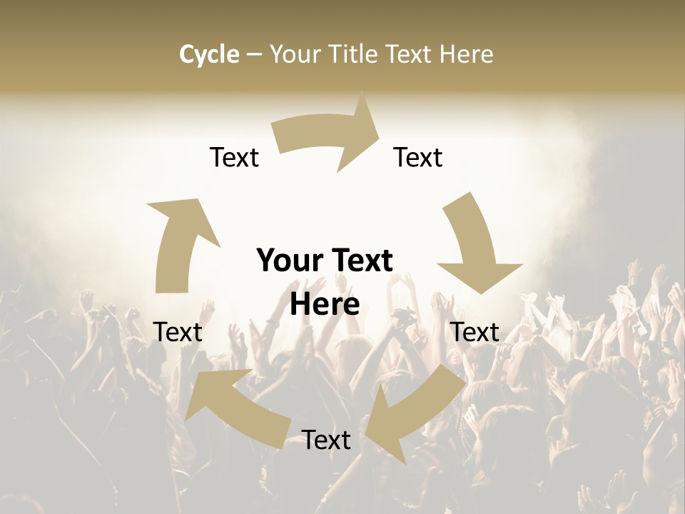 Human Hand Art Group Of People PowerPoint Template
