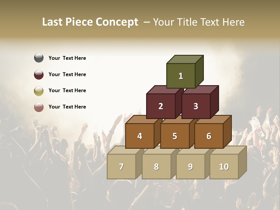 Human Hand Art Group Of People PowerPoint Template