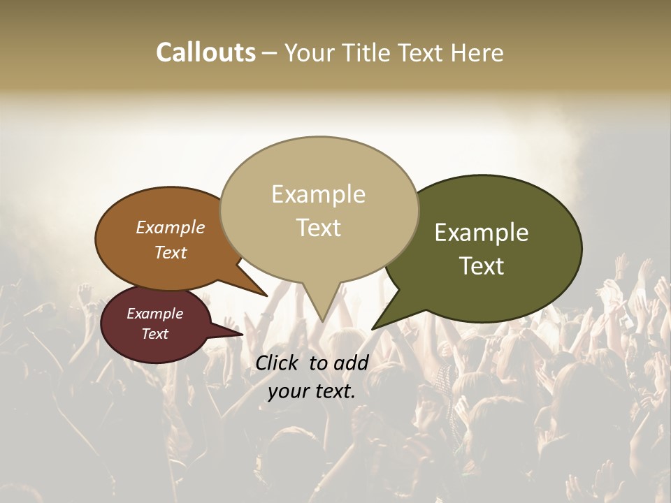 Human Hand Art Group Of People PowerPoint Template