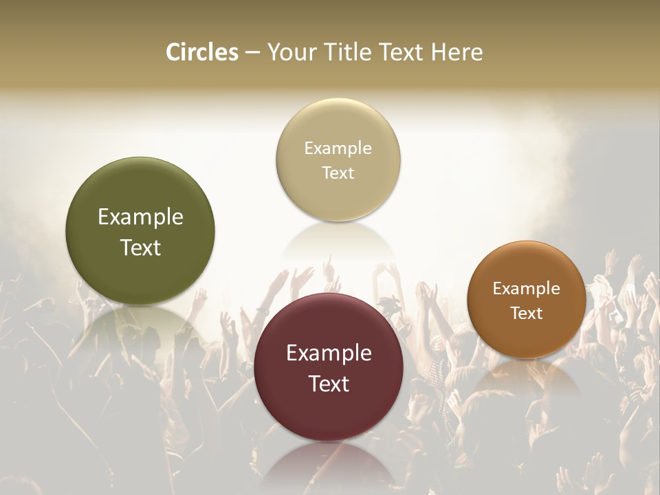 Human Hand Art Group Of People PowerPoint Template