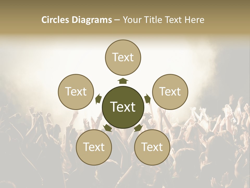 Human Hand Art Group Of People PowerPoint Template