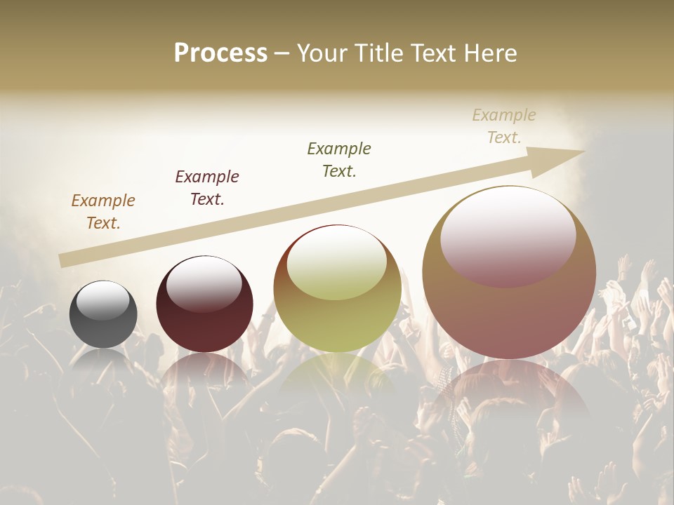 Human Hand Art Group Of People PowerPoint Template