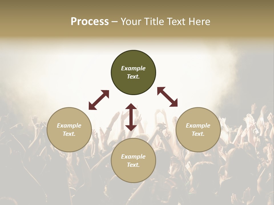 Human Hand Art Group Of People PowerPoint Template