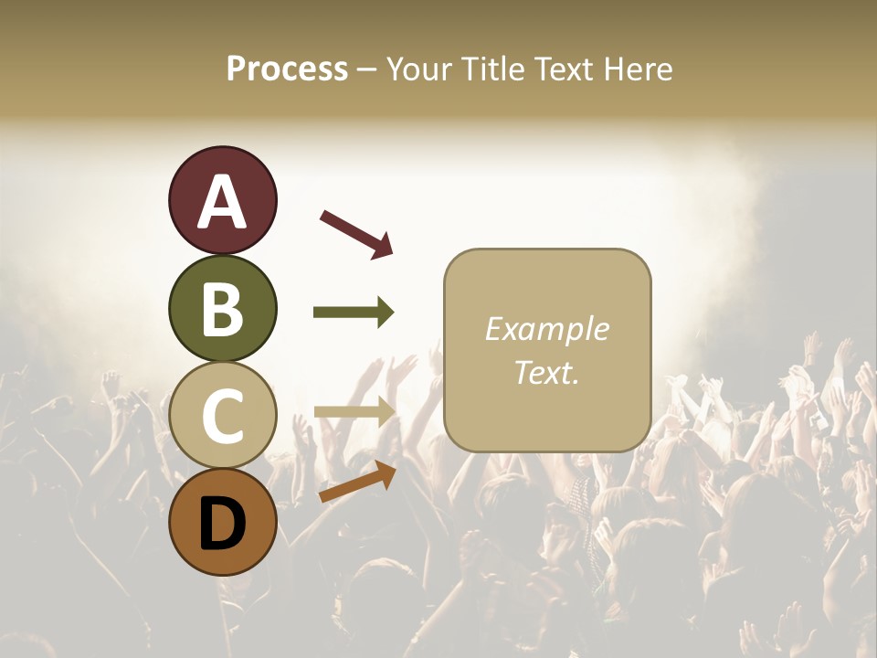 Human Hand Art Group Of People PowerPoint Template