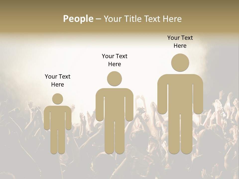 Human Hand Art Group Of People PowerPoint Template