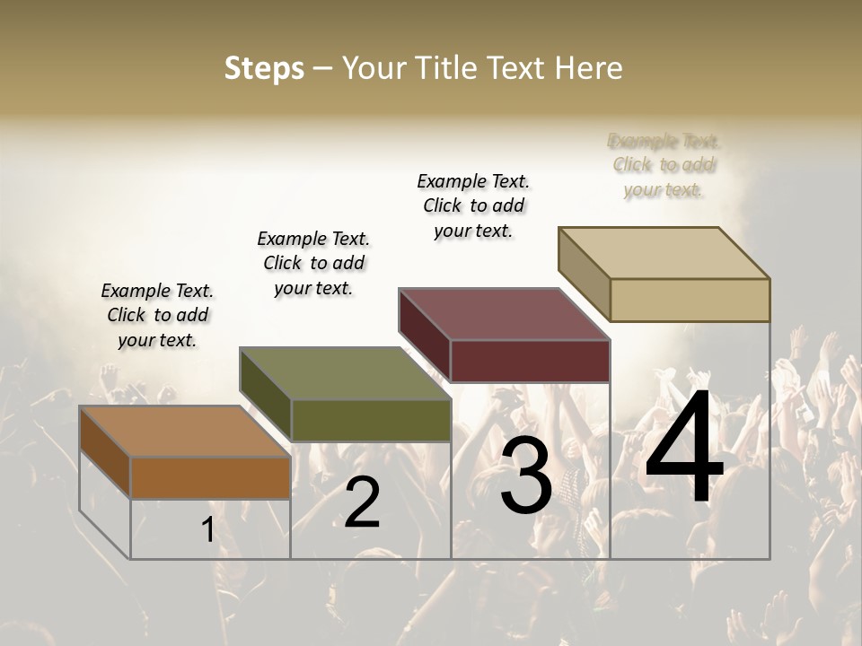 Human Hand Art Group Of People PowerPoint Template