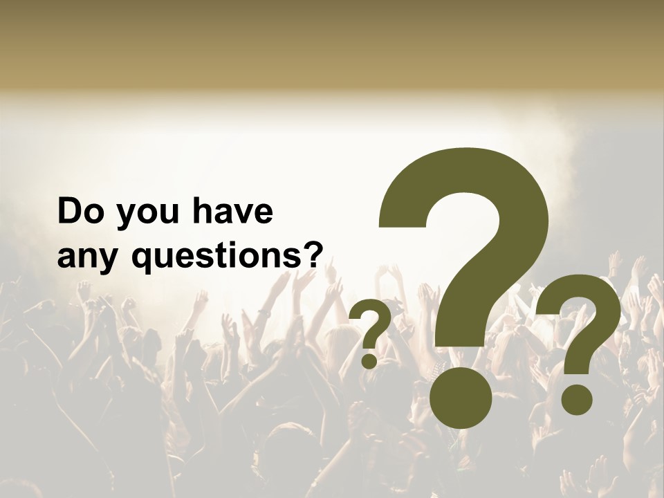 Human Hand Art Group Of People PowerPoint Template