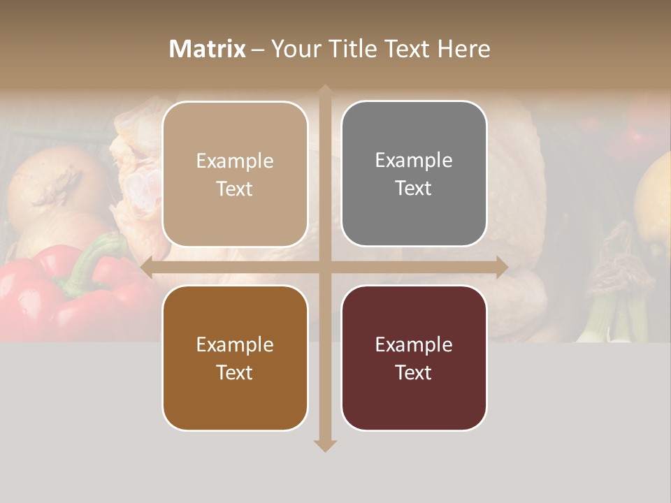 Pepper Dinner Group PowerPoint Template