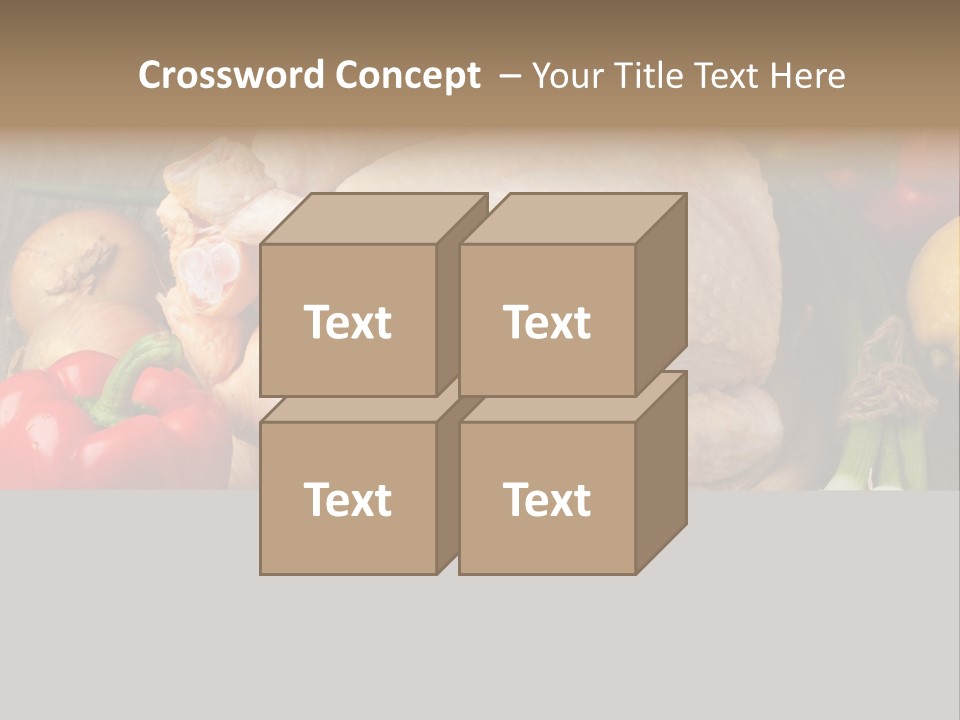 Pepper Dinner Group PowerPoint Template