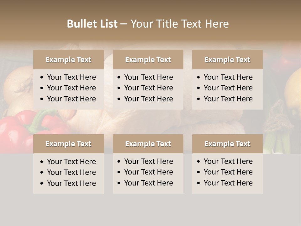 Pepper Dinner Group PowerPoint Template