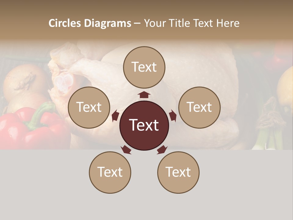 Pepper Dinner Group PowerPoint Template