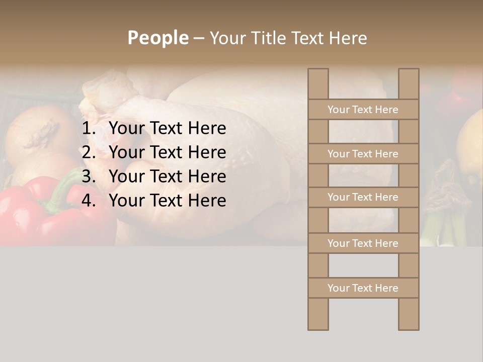 Pepper Dinner Group PowerPoint Template