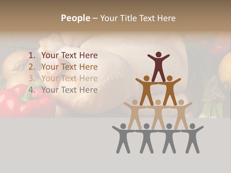Pepper Dinner Group PowerPoint Template