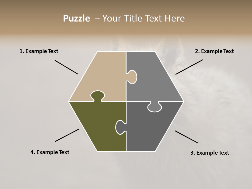 A Wolf Is Shown In This Powerpoint Presentation PowerPoint Template