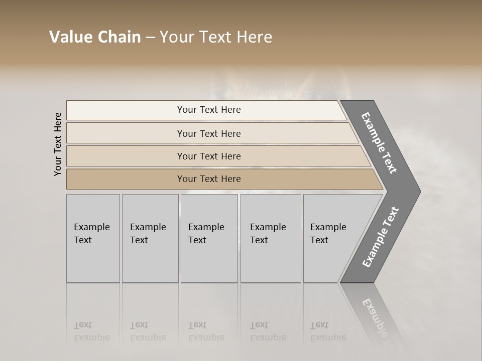 A Wolf Is Shown In This Powerpoint Presentation PowerPoint Template