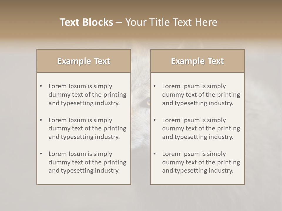 A Wolf Is Shown In This Powerpoint Presentation PowerPoint Template