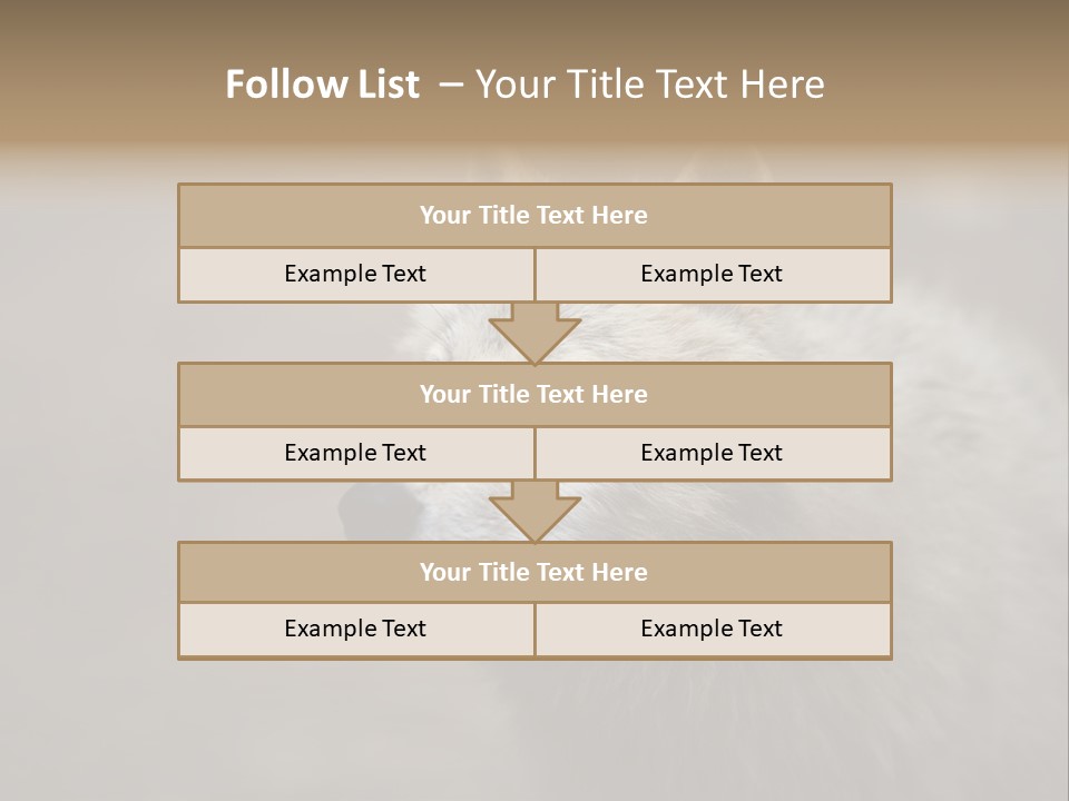 A Wolf Is Shown In This Powerpoint Presentation PowerPoint Template