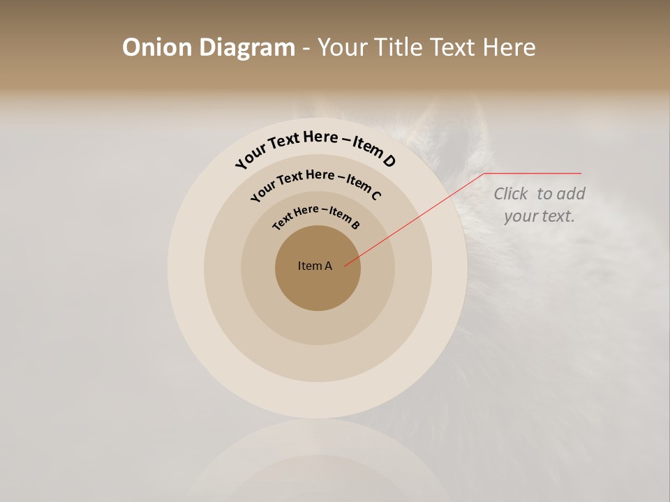 A Wolf Is Shown In This Powerpoint Presentation PowerPoint Template