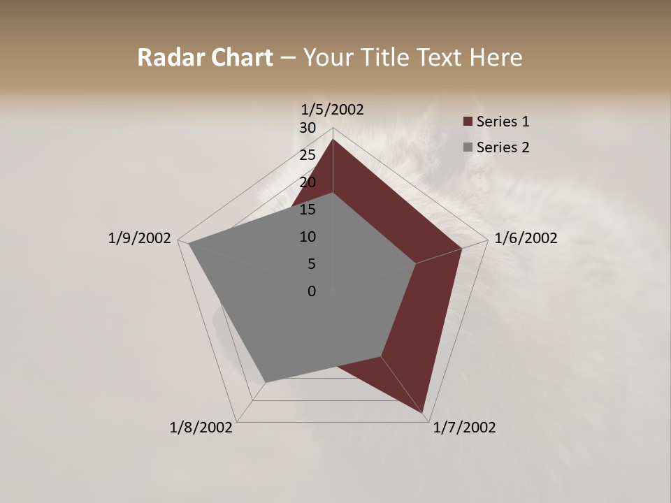 A Wolf Is Shown In This Powerpoint Presentation PowerPoint Template