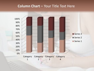 Mature Teenager Smile PowerPoint Template